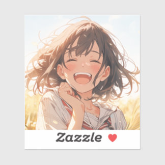 田舎娘アイコン/Country Girl icon Seal | 東京娘 GenerartiveAI