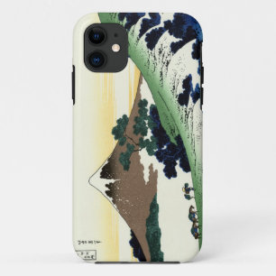 甲州犬目峠, 北斎 View Mt.Fuji from Inume, Hokusai iPhone 11 Case