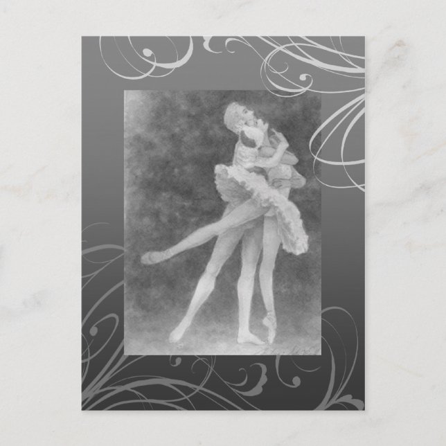 白鳥の湖　絵ハガキ POSTCARD (Front)