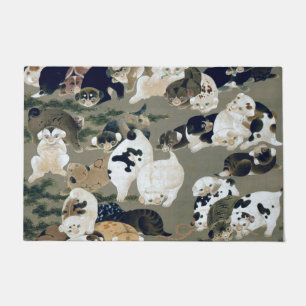 百犬図, 伊藤若冲 Hundred Dogs, Itō Jakuchū Doormat