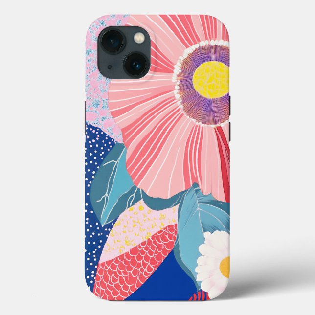 百花繚乱 Reimagined3 Case-Mate iPhone Case (Back)