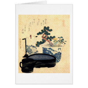盆栽, 北斎 Bonsai, Hokusai, Ukiyo-e