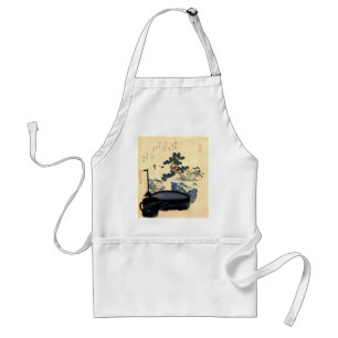 盆栽, 北斎 Bonsai, Hokusai, Ukiyo-e Standard Apron