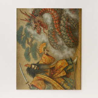 石見神楽と大蛇の舞 / Iwami Kagura and the Serpent Dance Jigsaw Puzzle