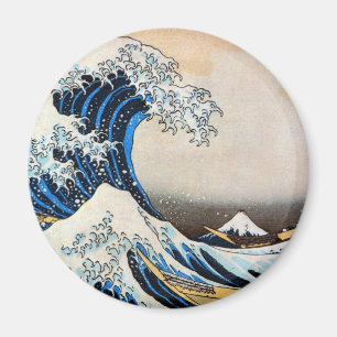 神奈川沖浪裏,北斎 Great Wave, Hokusai Magnet