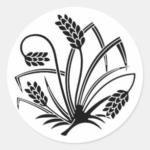 稲蝶 CLASSIC ROUND STICKER