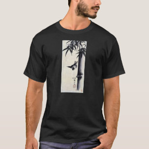 竹に雀, 歌川広重 Bamboo & Sparrow, Hiroshige, Sumi-e T-Shirt