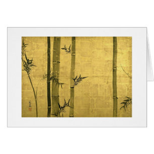 竹図, 光琳 Bamboo, Ogata Kōrin, Sumi-e