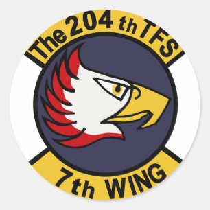第204飛行隊 CLASSIC ROUND STICKER