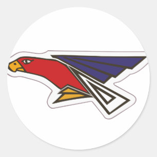 第302飛行隊サブパッチ CLASSIC ROUND STICKER