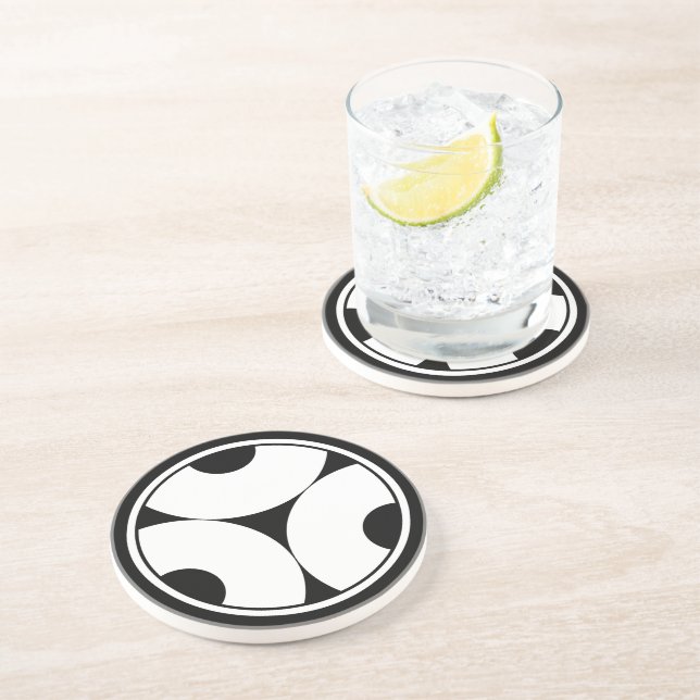 糸輪に三つ割り蛇の目 COASTER (Side)
