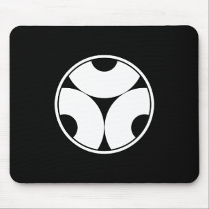 糸輪に三つ割り蛇の目 MOUSE PAD