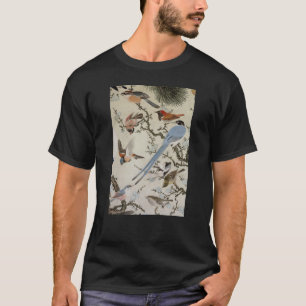 群鳥図, 中住道雲, Birds(detail), Nakazumi Doun T-Shirt