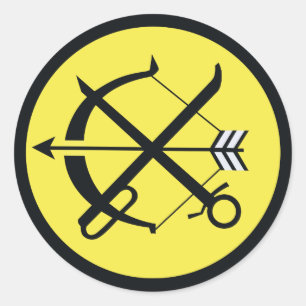 航空総隊西部航空方面隊第8航空団第6 CLASSIC ROUND STICKER