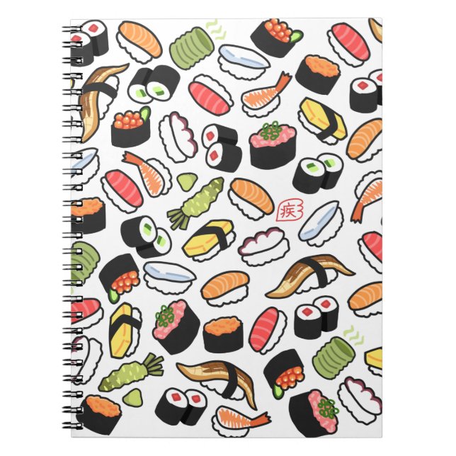 色んな寿司 NOTEBOOK (Front)
