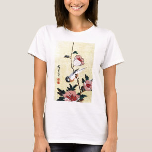 花に鳥, 広重 Bird and Flower, Hiroshige, Ukiyo-e T-Shirt