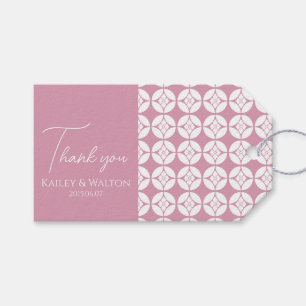 花菱七宝 Hanabishi Shippo Japanese KIMONO pattern Gift Tags