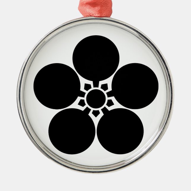 菅家梅鉢 METAL TREE DECORATION (Front)