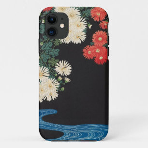 菊に流水, 古邨 Chrysanthemums & Stream, Koson, Ukiyo-e iPhone 11 Case