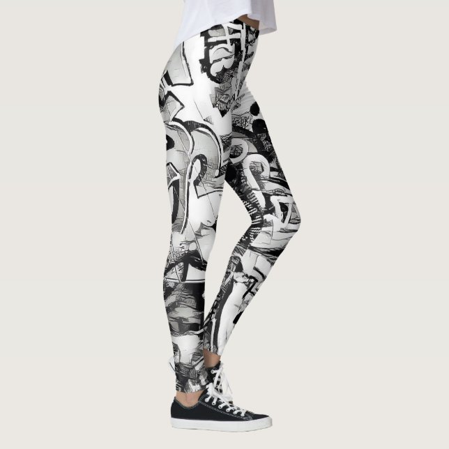 落書き通り GRAFITTI (Rakugaki) Leggings (Right)