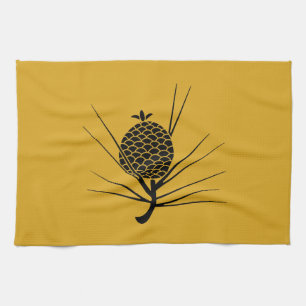 葉付松毬 TEA TOWEL