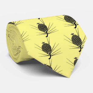 葉付松毬 TIE