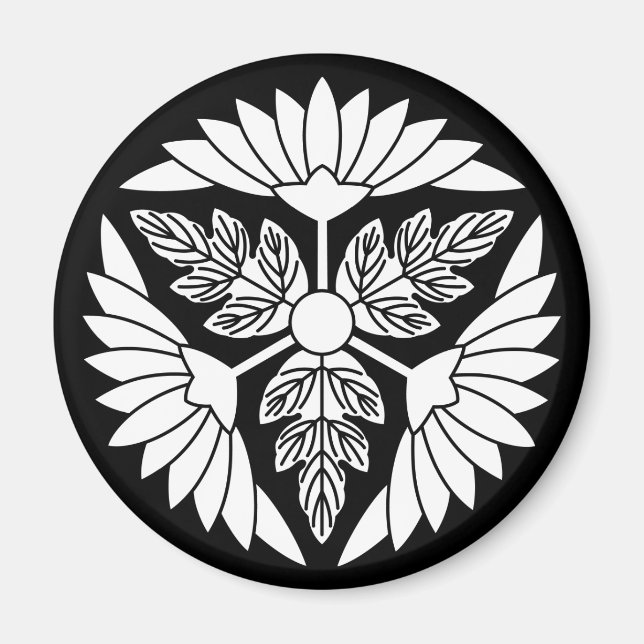 葉付菊車 MAGNET (Front)