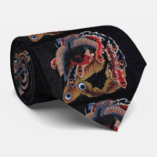 葛飾北斎『 八方睨み鳳凰図 』, Hokusai ネクタイ Tie