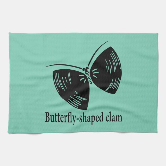 蛤胡蝶 TEA TOWEL (Horizontal)