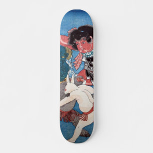 金太郎と動物,国芳 Kintaro & Animals, Kuniyoshi, Ukiyo-e Skateboard
