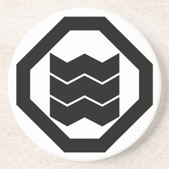 隅切り角に縮み三 COASTER (Front)