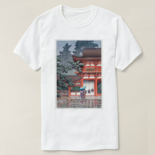 雨の春日大社, 川瀬巴水 Kasuga Shrine in Nara, Hasui Kawase T-Shirt