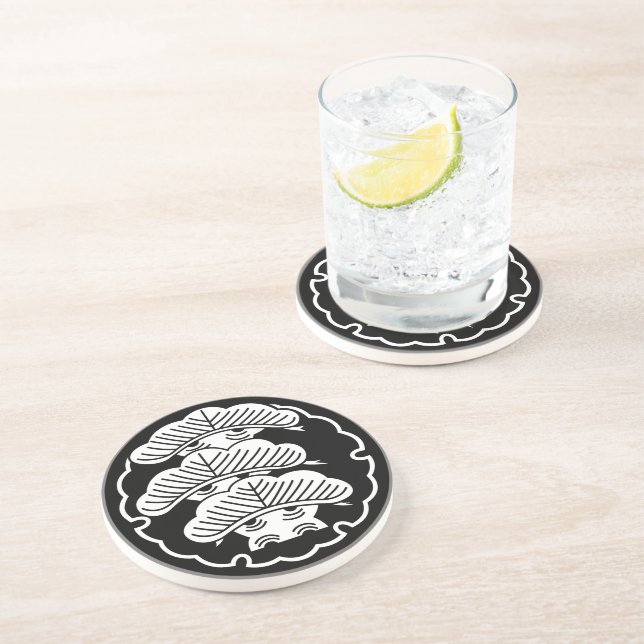 雪輪に出三階松 COASTER (Side)