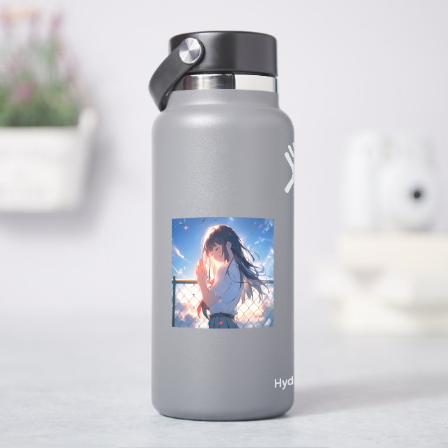 願い事JKシール｜寿司娘 GenerativeAI  (HydroFlask)