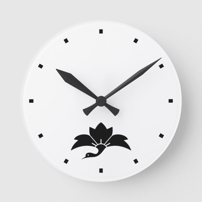 鬼花菱鶴 ROUND CLOCK (Front)