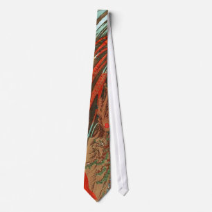 鬼若丸の鯉退治,国芳 Monster Carp, Kuniyos Tie