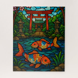 鯉の泳ぐ池 JIGSAW PUZZLE