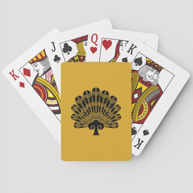 鷹の羽団扇 ペットネームタグ PLAYING CARDS (Back)