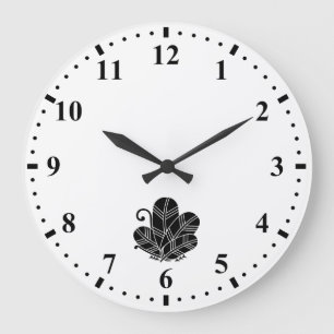 鷹の羽蝶 LARGE CLOCK