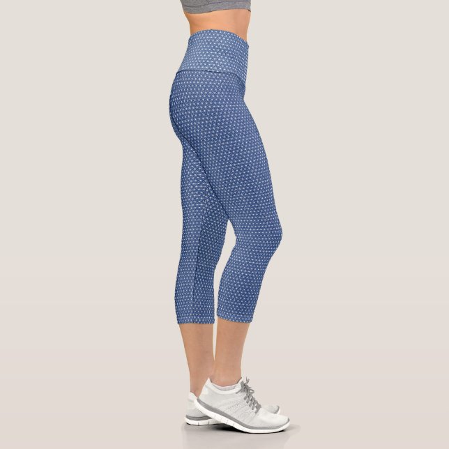 麻の葉模様 CAPRI LEGGINGS (Right)