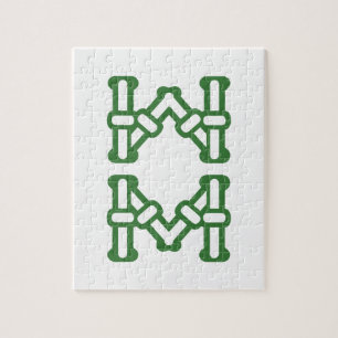 麻雀牌 8索 / EIGHT OF BAMBOOS -MAHJONG TILE- JIGSAW PUZZLE