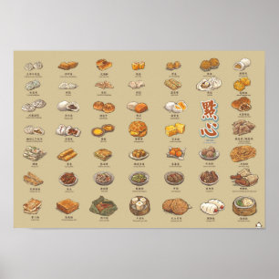 點心 Dim Sum (A3) Poster