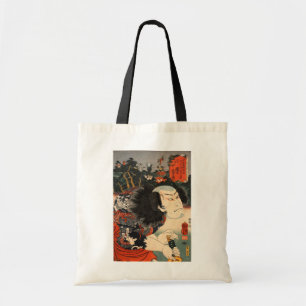 龍の刺青の役者, 国芳 Actor of Dragon's Tattoo, Ukiyoe Tote Bag