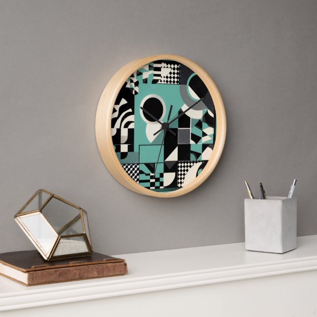 민트패턴시계 CLOCK (Office)