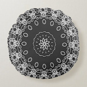 VINTAGE LACE ROUND CUSHION