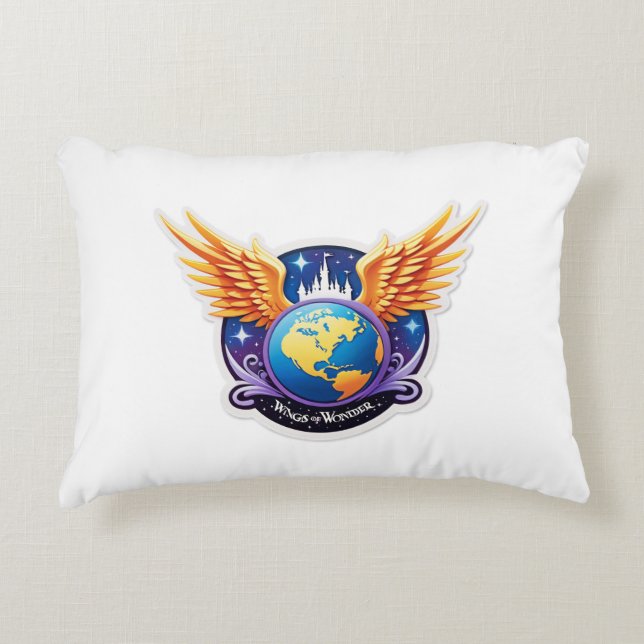 𝑾𝒊𝒏𝒈𝒔 𝒐𝒇 𝑾𝒐𝒏𝒅𝒆𝒓: 𝑨 𝑴𝒂𝒋𝒆𝒔𝒕𝒊𝒄  DECORATIVE CUSHION (Front)
