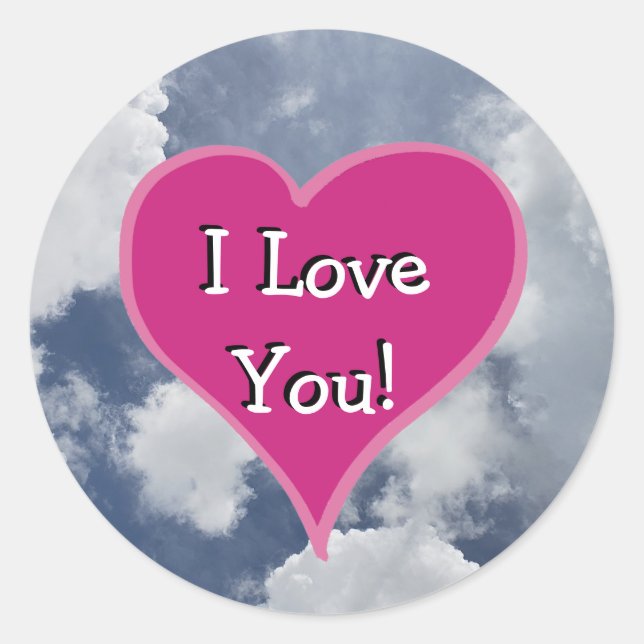 𝗜 𝗟𝗼𝘃𝗲 𝗬𝗼𝘂! Sticker (Front)