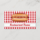 Search for hot dog business cards Food