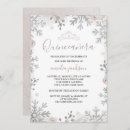 Search for winter wonderland quinceanera invitations Pink