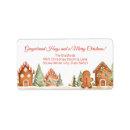 Search for house return address labels Festive